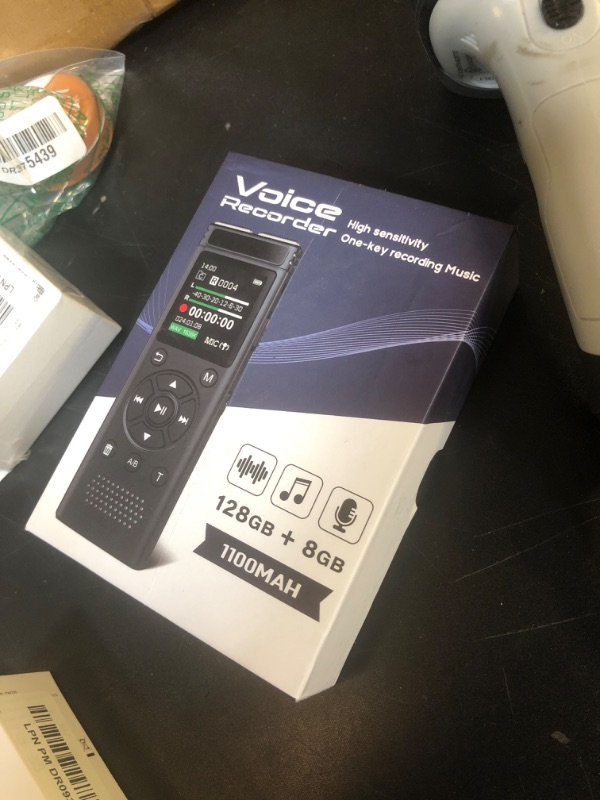 Photo 1 of 136GB Digital Voice Recorder with Playback,9000 Hours Audio Recording Device,Voice Activated Recorder with Noise Reduction,A-B Repeat,Mp3 Player and Password for Lectures Meeting/Classes/Interviews