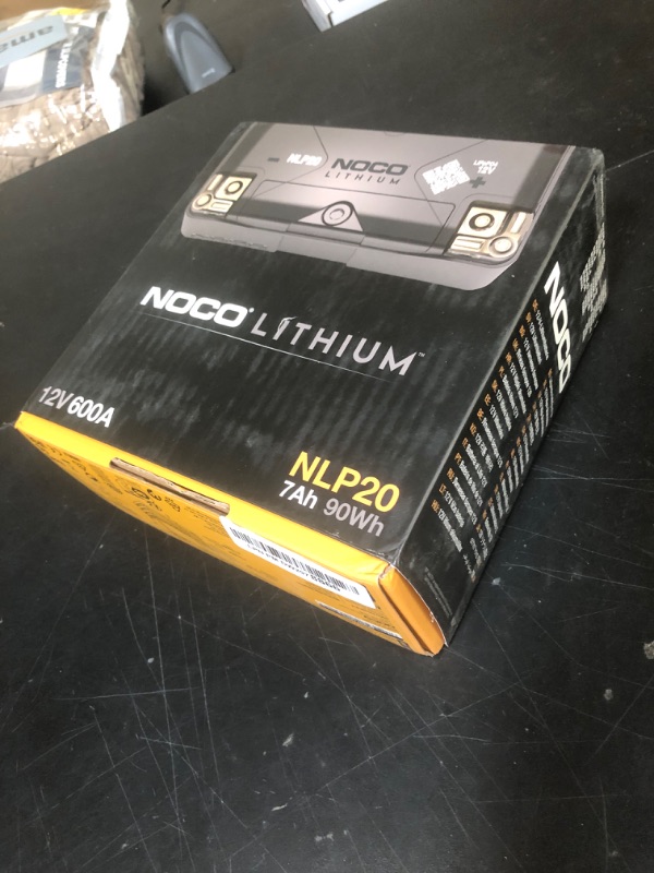 Photo 1 of NOCO Lithium NLP20, Group 20, 600A Lithium LiFePO4 Motorcycle Battery, 12V 7Ah ATV, UTV, Jet Ski, 4 Wheeler, Quad, Riding Lawn Mower, Tractor, Scooter, PWC, Seadoo, Polaris and Generator Battery