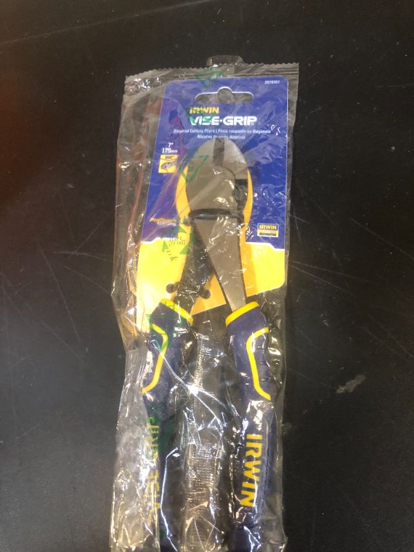 Photo 1 of IRWIN VISE-GRIP Pliers, Diagonal Cutting, 7-Inch (2078307)