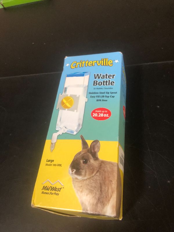 Photo 1 of MidWest Homes for Pets Large Animal Water Bottle | Ideal for Hamsters, Mice, Guinea Pigs & Rabbits, Large