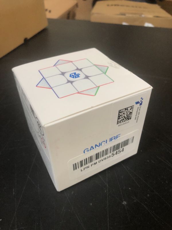 Photo 1 of GAN 356 R S 2, 3x3 Speed Cube Gans Classic Non-Magnetic Magic Cube Stickerless Puzzle Practice Solving Wing-Shaped Core 2.0, 90° Corner Cutting, Tension Adjustable, 356RS2