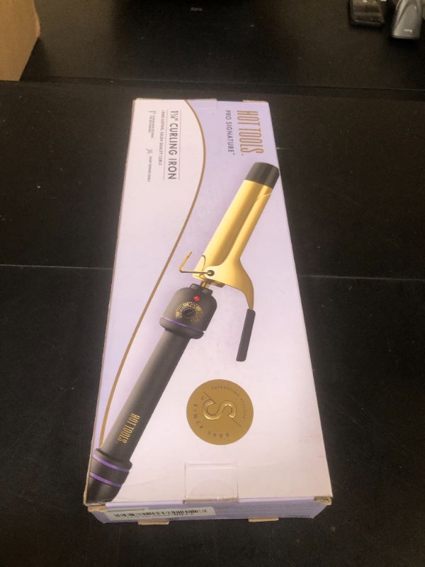 Photo 1 of Hot Tools 1 1/4" Curling Iron for Beginners | Long-Lasting Results, Defined Curls and Easy to Use with Temperature Control for All Hair Types up to 430?