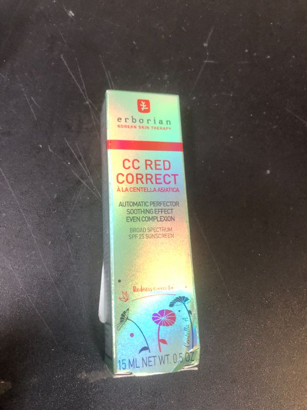 Photo 1 of CC Red Correct – Skincare-First Green Color Corrector with Centella Asiatica, Illuminating Green Color Corrector with Redness Coverage and SPF 25 - Soothes & Hydrates - Cica, Korean Skincare - 0.5 Oz