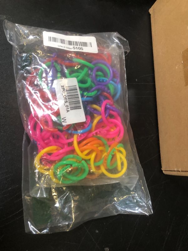 Photo 1 of 100 PCS NEWEST Loose Leaf Binder Rings 1/2 Inch Small for Index Cards, Book Binding, Plastic Key Rings, Scrapbook, School Notebooks, Office Documents, Home Photo Album