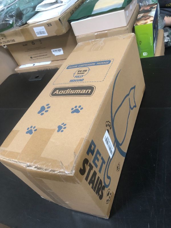 Photo 1 of Dog Stairs and Steps for Beds Or Couches, 3-Step Pet Stairs & Steps for Small Dogs and Cats, Soft and Non-Slip Dog Ramp for Older Dogs,Pet with Joint Pain,Easy to Walk
