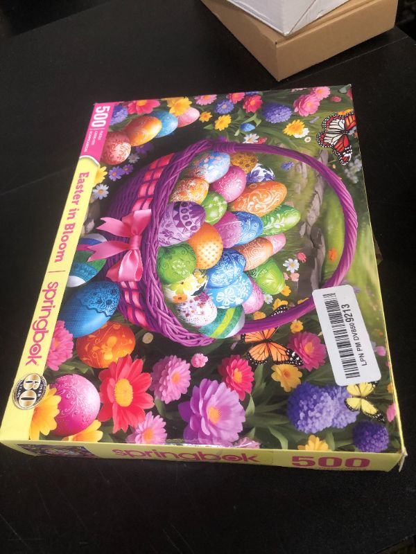 Photo 1 of Springbok Easter in Bloom 500 Piece Jigsaw Puzzle for Adults and Families - Made in USA
