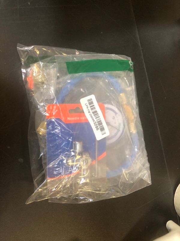 Photo 1 of Belleone R134a Refrigerant Recharge Kit with BPV31 Bullet Piercing Valve and R134a Quick Coupler, R134a/R-12/R-22 Freon Refrigerant Hose Can Tap Kit for A/C System - Easy to use