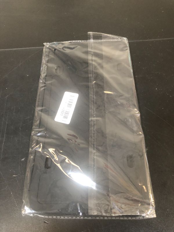 Photo 1 of QiqaMole 2 Pack Silicone License Plate Frame, Front Back License Plate Cover, License Plate Bracket Holder Rust-Proof Rattle-Proof Weather-Proof for US CA Standard Car & 2Pcs Water Coaster (Black)