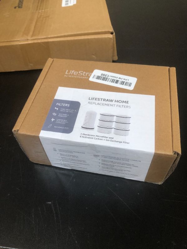 Photo 1 of LifeStraw Home Water Pitcher Replacement Pack, 1-Year Supply, for Protection Against Bacteria, Parasites, microplastics, PFAS and 30+ contaminants