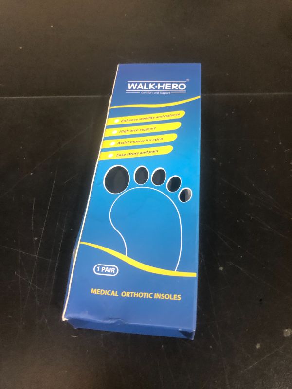 Photo 1 of Inserts Relieve Plantar Fasciitis - Flat Feet Insoles Arch Supports, Orthotic Insoles for Foot Pain Arch Pain Reduce Muscle Fatigue Absorb Shock (Mens 4-4 1/2 | Womens 6-6 1/2)
