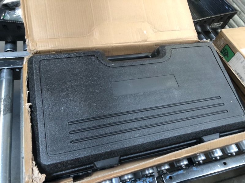 Photo 1 of -LEAKING HYDRAULIC FLUID-12 Ton Porta Power Hydraulic Jack Kit, Hydraulic Multifunctional Jack with 4.6 ft/1.4 m Oil Hose, Auto Body Frame Repair Kit, Storage Case, 26455 Lbs Capacity, for Car Repair, Truck, Garage

