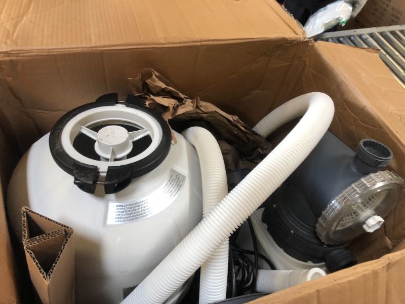 Photo 1 of Intex 26651EG 3,000 GPH Above Ground Pool Sand Filter Pump with Automatic Timer