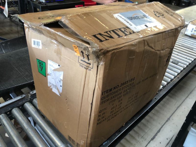 Photo 1 of Intex 26651EG 3,000 GPH Above Ground Pool Sand Filter Pump with Automatic Timer