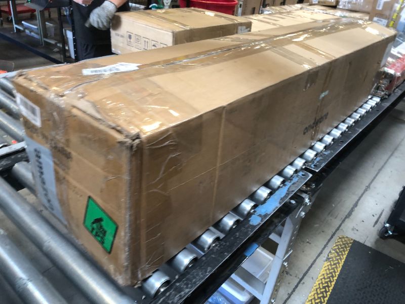 Photo 1 of Whelping Box for Dogs and Puppies with Pig Rails and Waterproof Whelping Pad, 60×60×24in Puppies Playpen with Adjustable Height Door ID Collars for Medium Small Dogs