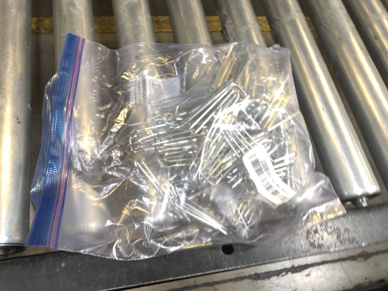 Photo 1 of 90PCS Stainless Steel Curtain Pleat Hooks,Drapery Hook and Pin for Pleated Drapes 4 Prongs Pinch Pleat Hook Clips,Traverse Pleater 4 End Curtain Hangers for Window Door Bathroom Curtain