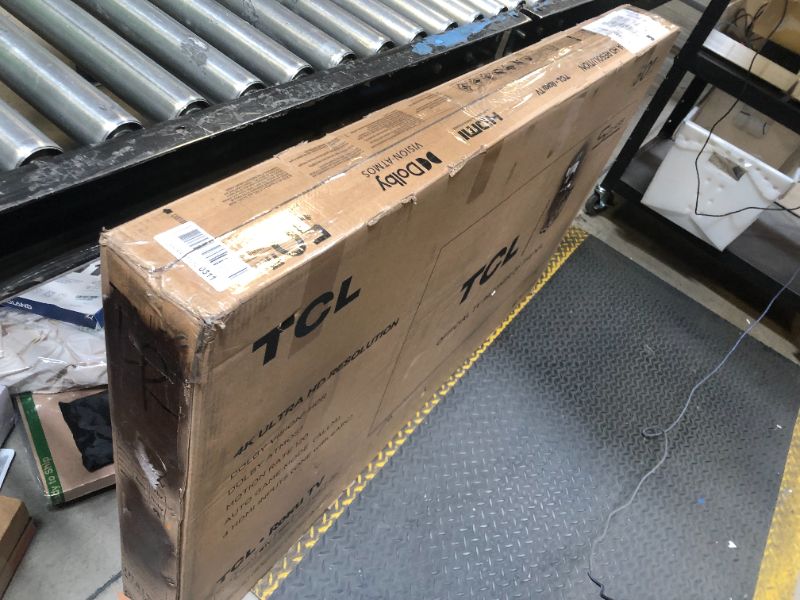 Photo 1 of TCL 50-Inch Class S4 4K LED Smart TV with Roku TV (50S450R, 2023 - Model), Dolby Vision, HDR, Dolby Atmos, Works with Alexa, Google Assistant and Apple HomeKit Compatibility, Streaming UHD Television