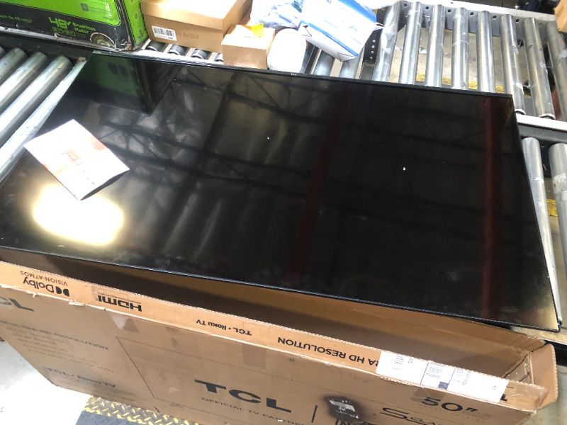 Photo 1 of TCL 50-Inch Class S4 4K LED Smart TV with Roku TV (50S450R, 2023 - Model), Dolby Vision, HDR, Dolby Atmos, Works with Alexa, Google Assistant and Apple HomeKit Compatibility, Streaming UHD Television
