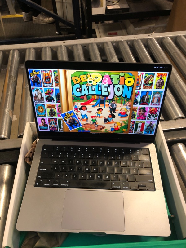 Photo 1 of Apple MacBook Pro 2021 with Apple M1 Pro chip (14-inch, 16GB RAM, 512GB SSD) - Space Gray (Renewed)
