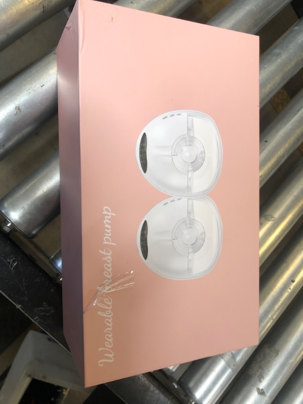 Photo 1 of Lulia Hands Free Breast Pump, Wearable Breastfeeding Pump with 4 Modes & 9 Levels, Strong Suction, Painless, Low Noise, BPA Free, Portable Breast Pumps with 17/19/21/24MM Flanges (2 Pack)