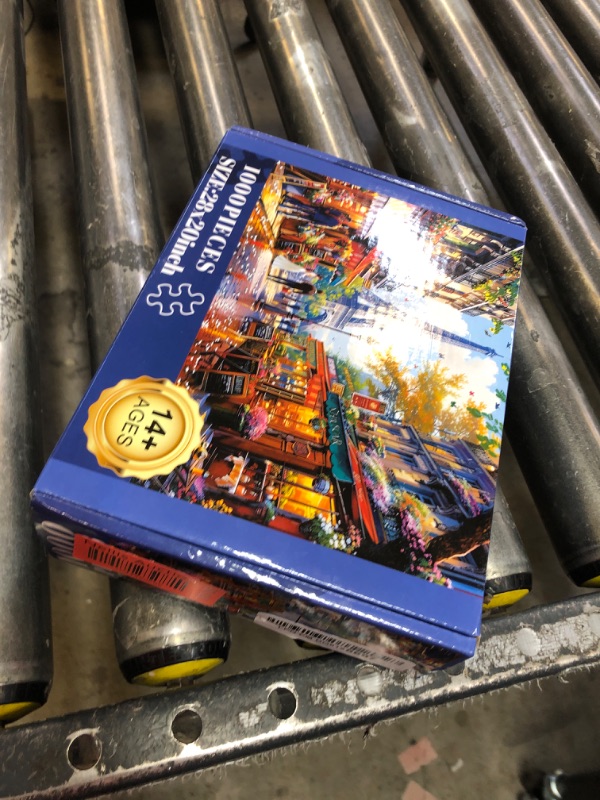 Photo 1 of 1000 Pieces Puzzle for Adults - Charming Paris Puzzle for Adults Children - Recycled Paper Jigsaw Puzzle 1000 Pieces - Fun and Challenging Family Game Great Gift Idea, Finished Size is 28 * 20 in