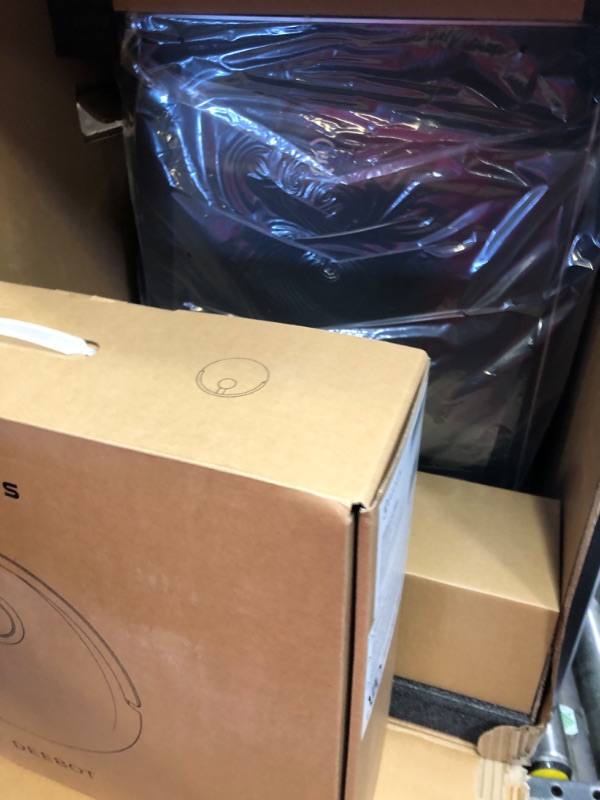 Photo 1 of ECOVACS DEEBOT X1 Omni Robot Vacuum and Mop Combo with Self-Emptying, Auto-Wash, Auto-Refill and Auto-Hot Air Drying, 5000Pa Suction, AIVI 3D Obstacle Avoidance, Built-in YIKO Voice Assistant, Black