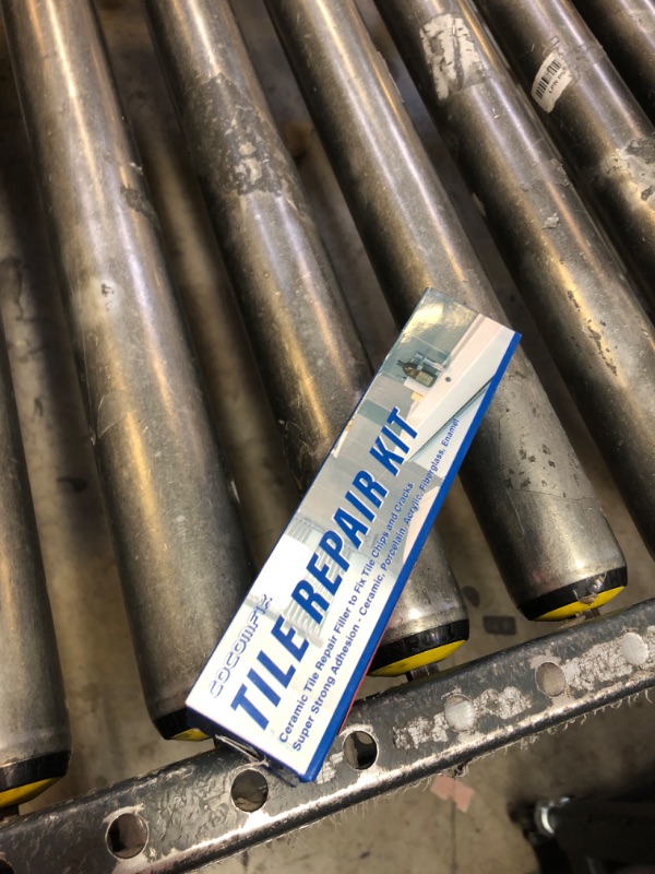 Photo 1 of Tile Repair Kit - Cream Ceramic Tile Repair Filler - Quickly Fix Chips, Cracks and Holes for Porcelain, Acrylic, Fiberglass