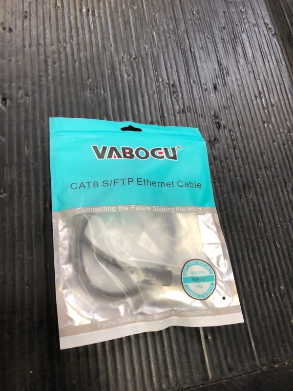 Photo 1 of Cat 8 Ethernet Cable, 1.5Ft 3Ft 6Ft 10Ft 15Ft 20Ft 30Ft 40Ft 50Ft 60Ft 100Ft Heavy Duty High Speed Internet Network Cable, Professional LAN Cable Shielded in Wall, Indoor&Outdoor