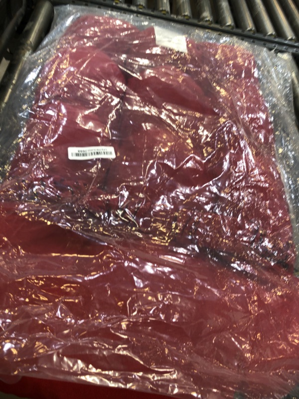Photo 1 of HARBOREST Indoor/Outdoor Adirondack Chair Cushion, Tufted High Back Outdoor Chair Cushions, High Rebound Foam Adirondack Cushions with Non-Skid Ties, 45"x19"x4.5", Burgundy