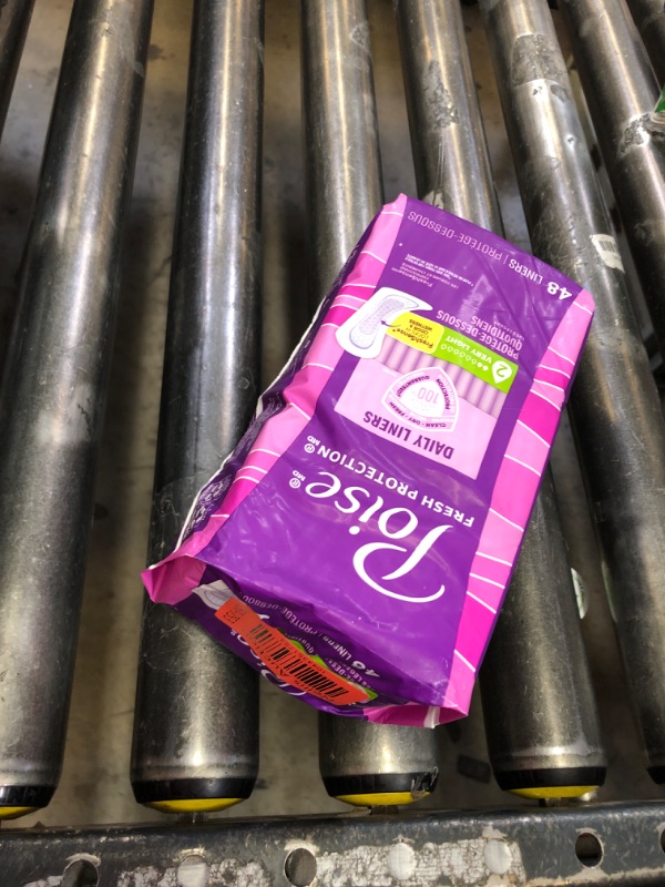 Photo 1 of Poise Daily Liners, Incontinence Panty Liners, 2 Drop Very Light Absorbency, Regular Length, 48 Count of Pantiliners, Packaging May Vary