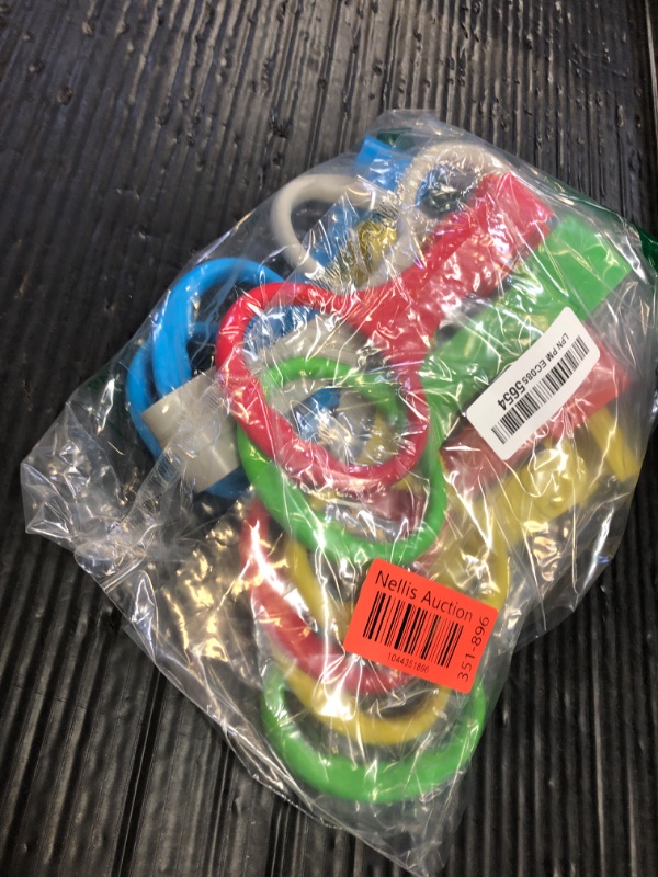 Photo 1 of 10pcs Walk Assistant Plastic Baby Crib Pull Rings for Baby Cot Hanging Rings for Infant Toddler Practice Tool