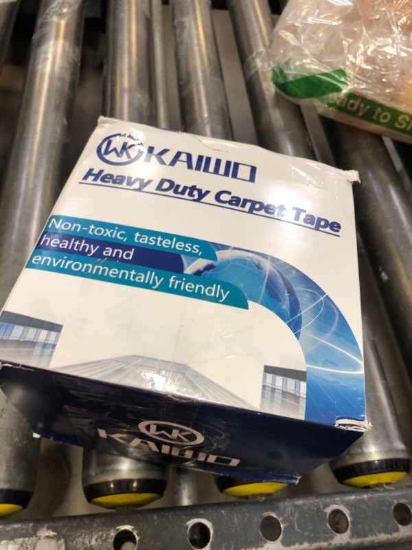 Photo 1 of KAIWO Heavy Duty Carpet Tape Double Sided 4 INx30YD Rug Tape for Area Rugs on Carpet, Perfect Rug Gripper for Holding Area Rugs, Hardwood Floors, Outdoor Rugs, Stair Treads, White.