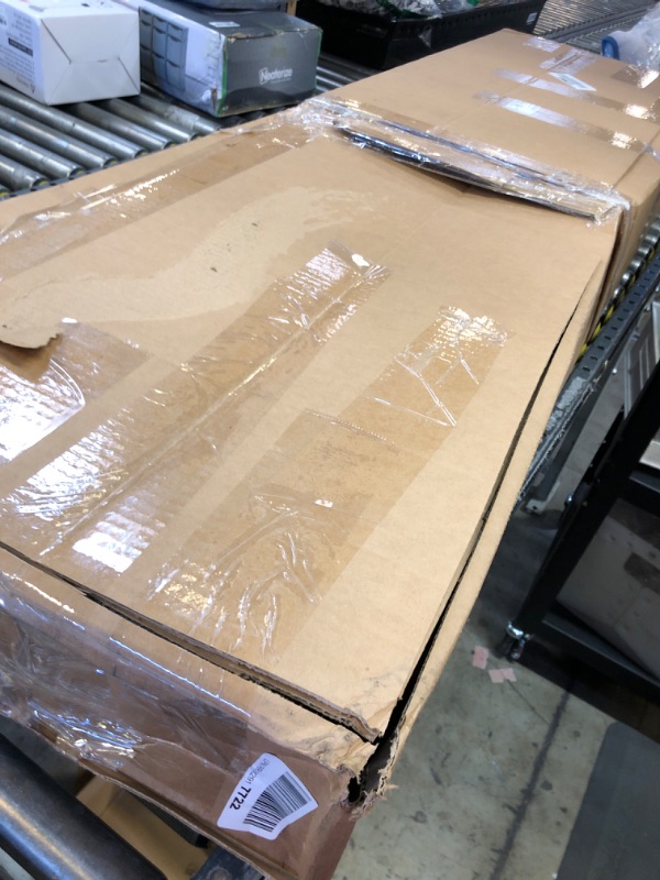 Photo 1 of Yaheetech 6.5x10FT Rectangular Patio Umbrella Solar Powered Outdoor Table Market Umbrella with LED Lights & Push Button Tilt & Easy Crank for Garden/Lawn/Beach/Pool/Deck Tan