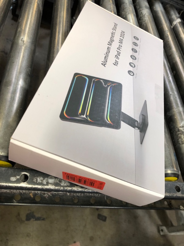 Photo 1 of GEWOKLIY iPad Pro Magnetic Stand Hub for iPad Pro 13 inch (M4) 2024, Foldable Stand Dock Holder with 360 Rotation, 4K HDMI, Card Readers, USB3.0 5Gbps, 100W PD, 3.5mm Audio
