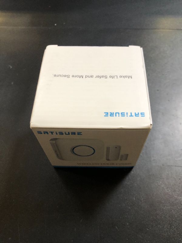 Photo 1 of Door Chime, Satisure Wireless Door Open Contact Sensor Alarm Chime with 600 FT Range 58 Chimes 5 Volume Levels LED Indicators, Door Ringer Alert for Business/Store/Home/Office When Entering