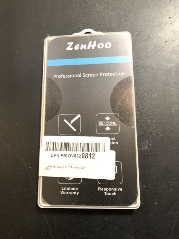 Photo 1 of ZenHoo For iPhone 16 Pro Max, Anti Blue Light [Eye Protection] Tempered Glass Screen Protector