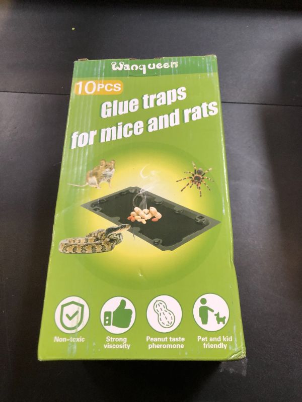 Photo 1 of 10 Pack Sticky Mouse Trap Rat Traps Indoor, Peanut Taste Pheromone Mouse Traps Indoor for Home