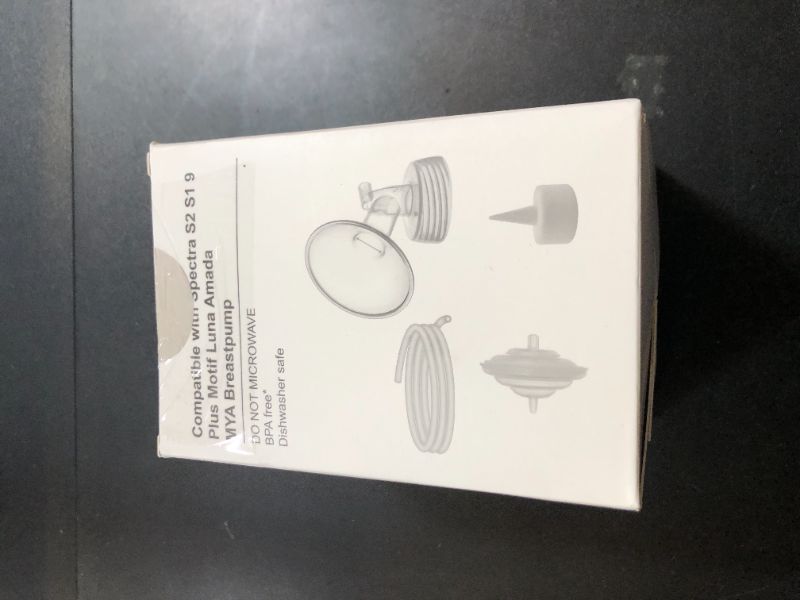 Photo 1 of Belmikal Breastpump Parts Compatible with Spectra S1 S2 9 Plus Motif Luna Ameda MYA Cimilre 18mm Flange Valve Tube Backflow Protector Replacement Kit for Spectra Accessories/Parts