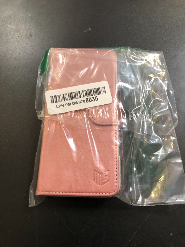 Photo 1 of SUANPOT Design for iPhone 15 Pro 6.1" Kickstand Protective Wallet case with RFID Credit Card Holder,Flip Folio Book PU Leather Shockproof Cover Women Men for Apple 15Pro Phone case Rose Gold