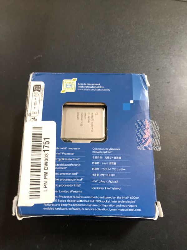 Photo 1 of Intel® Core™ i7-14700K Desktop Processor 20 cores (8 P-cores + 12 E-cores) up to 5.6 GHz