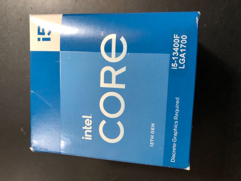 Photo 1 of Intel Core i5-13400F 2.5GHz (4.6 Turbo) 10 Core LGA 1700 Desktop Processor (Raptor Lake)