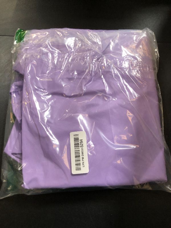 Photo 1 of Smiry Rectangle Tablecloth, Elastic Fitted Flannel Backed Vinyl Tablecloths for 6ft Folding Tables, Waterproof Wipeable Table Covers for Indoor, Outdoor, Picnic and Camping (Lavender, 30"x72")
