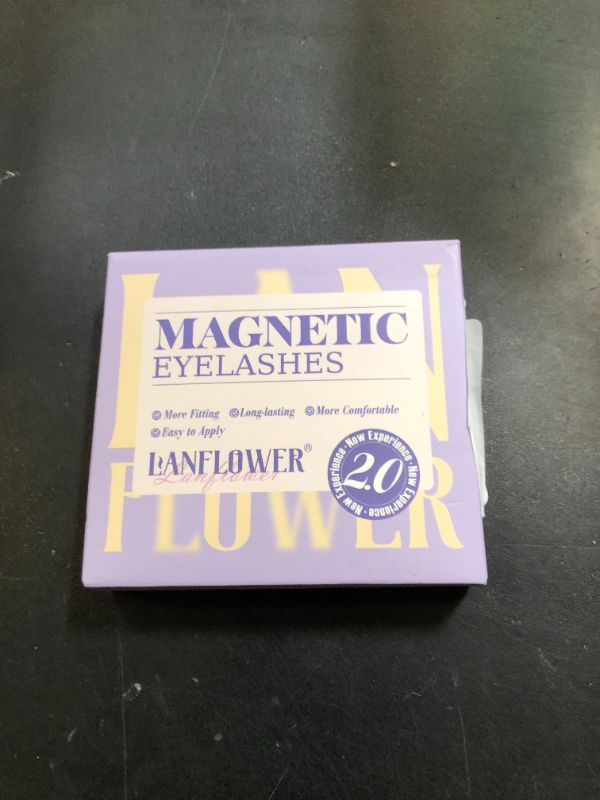 Photo 1 of Magnetic Eyelashes with Applicator Reusable Magnetic Lashes No Glue Needed Magnetic Eyelashes without Eyeliner Cat Eye Natural Look Magnetic Eyelashes Magnetic Lashes by Lanflower