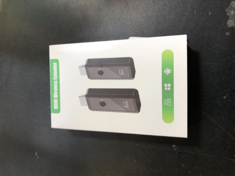 Photo 1 of DOBVDLA Wireless HDMI Transmitter and Receiver 100ft/30m, 4K Decode 1080P Output Mini Wireless HDMI 2.4G/5G Plug&Play Portable for Streaming Video and Audio to Monitor from Laptop/TV Box