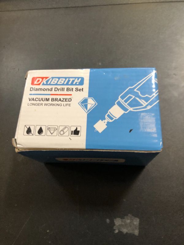Photo 1 of 2-1/2" Diamond Hole-Saw Bits with Pilot Drill Bit - 2.5" Diamond Tipped Tile Hole Saws with Guiding Bit for Accurate Drilling, for Porcelain Tile Ceramic Pottery Granite Stone Glass Bottles 65mm