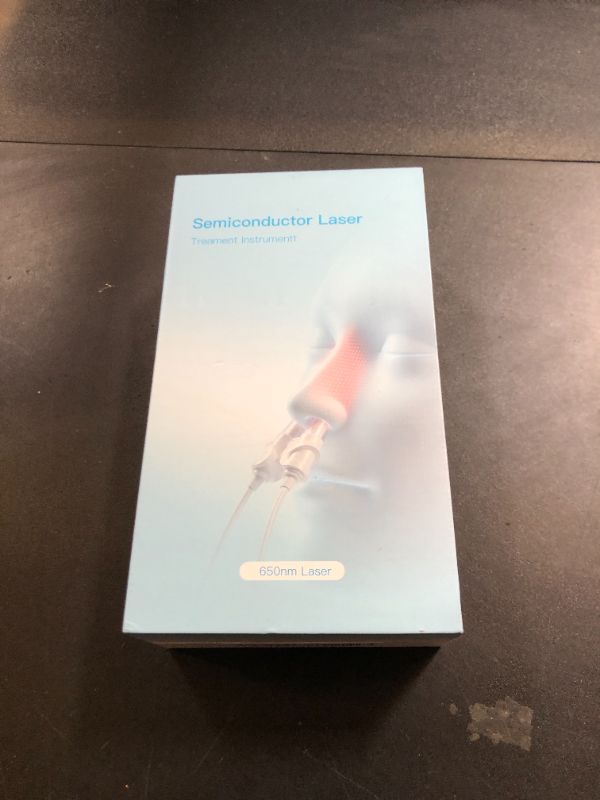 Photo 1 of LASEPREHT Red Light Therapy Device for Nose, 650nm Red Light Nasal Therapy Device for Sneezing Nasal Congestion Relief Allergy Post Nasal Drip Relief, Red Light Therapy Device for Nose, Metal