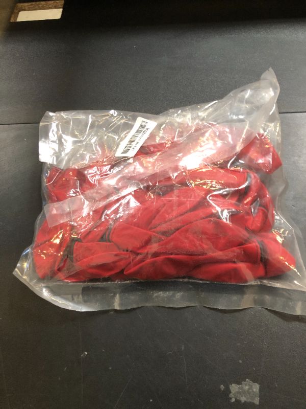 Photo 1 of 50pcs Chrome Metallic Red Balloons, 12inch Ruby Red Double Layer Latex Balloons,Chrome Dark Red For Wedding, Graduation, Baby Shower Decorations (with 2 Red Ribbon)