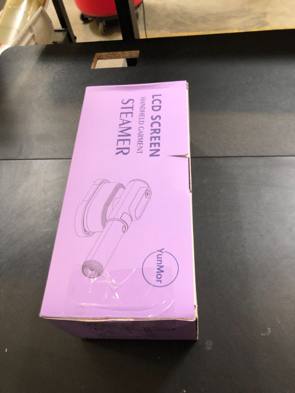 Photo 1 of Handheld Portable Steamer for Clothes - LCD Display, Dual Function Wet/Dry Iron, 15s Heat-up, Rotatable Head - Home Travel Use clothes steamer