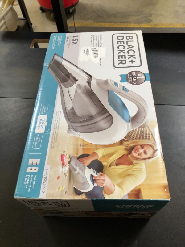 Photo 1 of BLACK+DECKER dustbuster Cordless Handheld Vacuum, Home and Car Vacuum (HHVI315JO42)