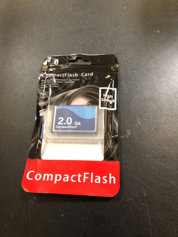 Photo 1 of 2GB CompactFlash Memory Card Digital Camera Card Industrial Grade Card