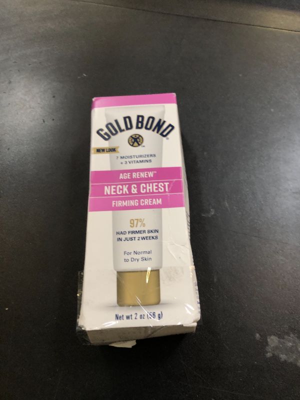 Photo 1 of Gold Bond Age Renew Neck & Chest Firming Age Renew Cream, 2 oz., Clinically Tested Skin Firming Cream